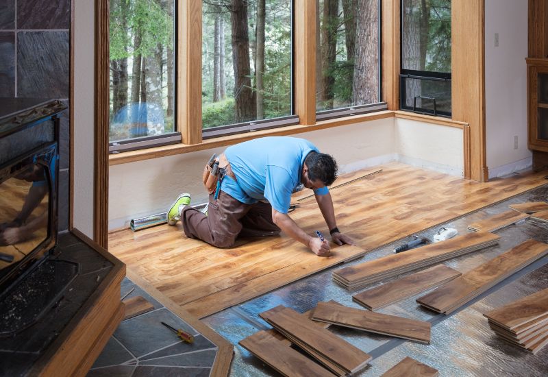 Hardwood Floor Installation Process By Redicut Carpets In Westchester